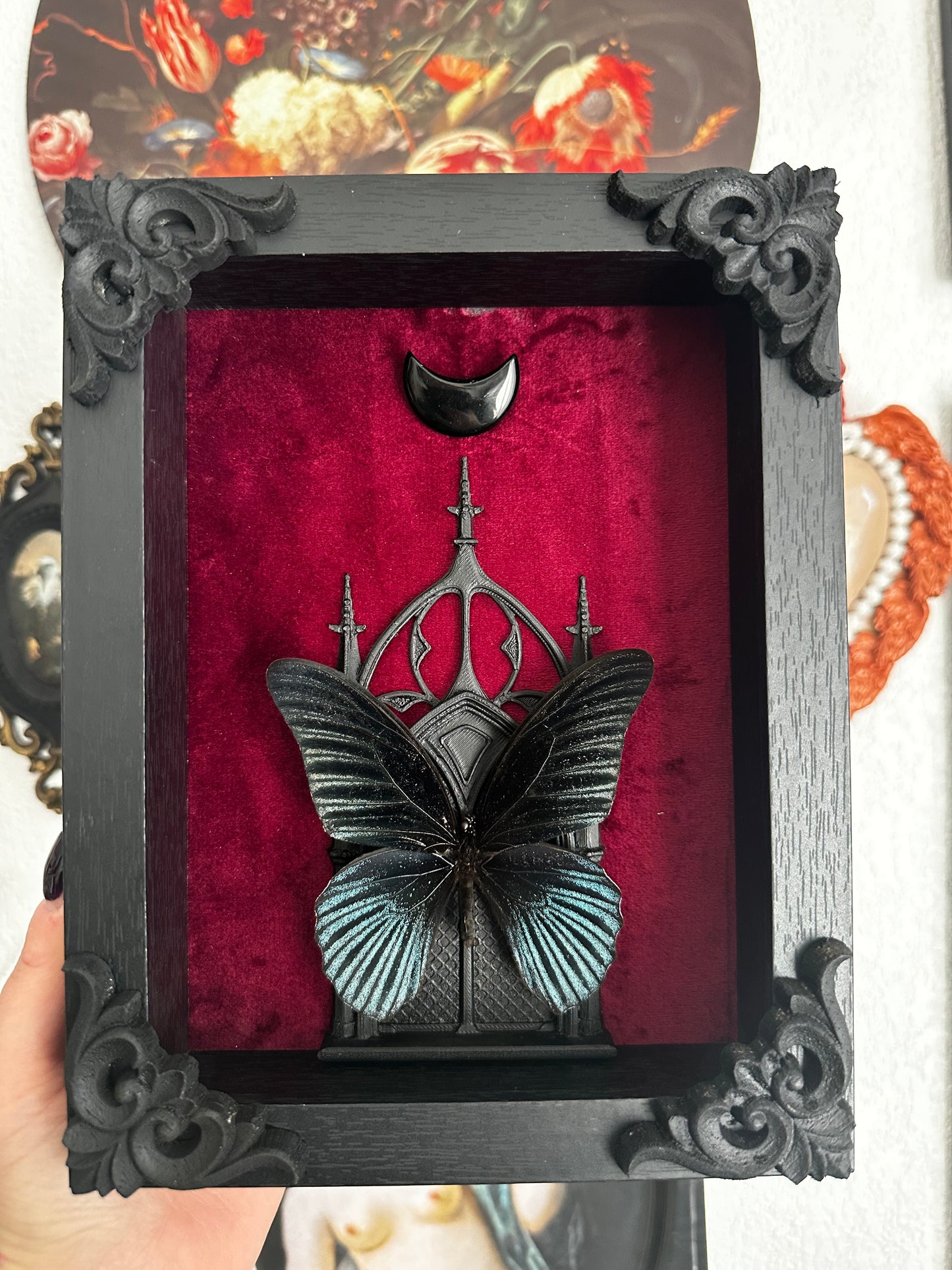 Papillon "Goth" (Papilio memnon anceus) - Gothique collection
